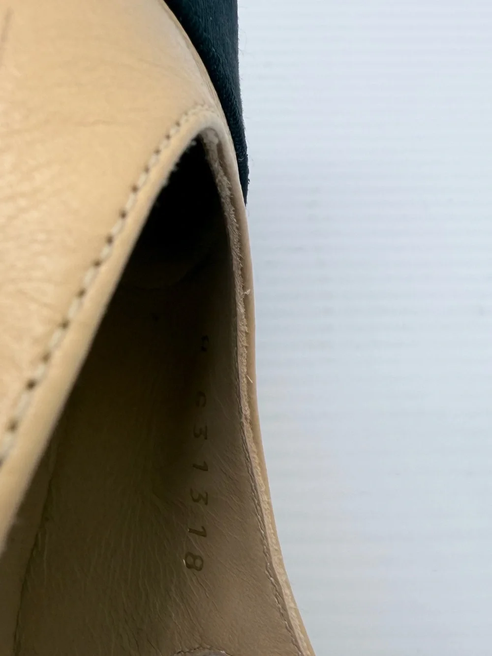 CHANEL Beige and Black Cap Toe Classic Slingback Leather Heels EU 37 CC Logo